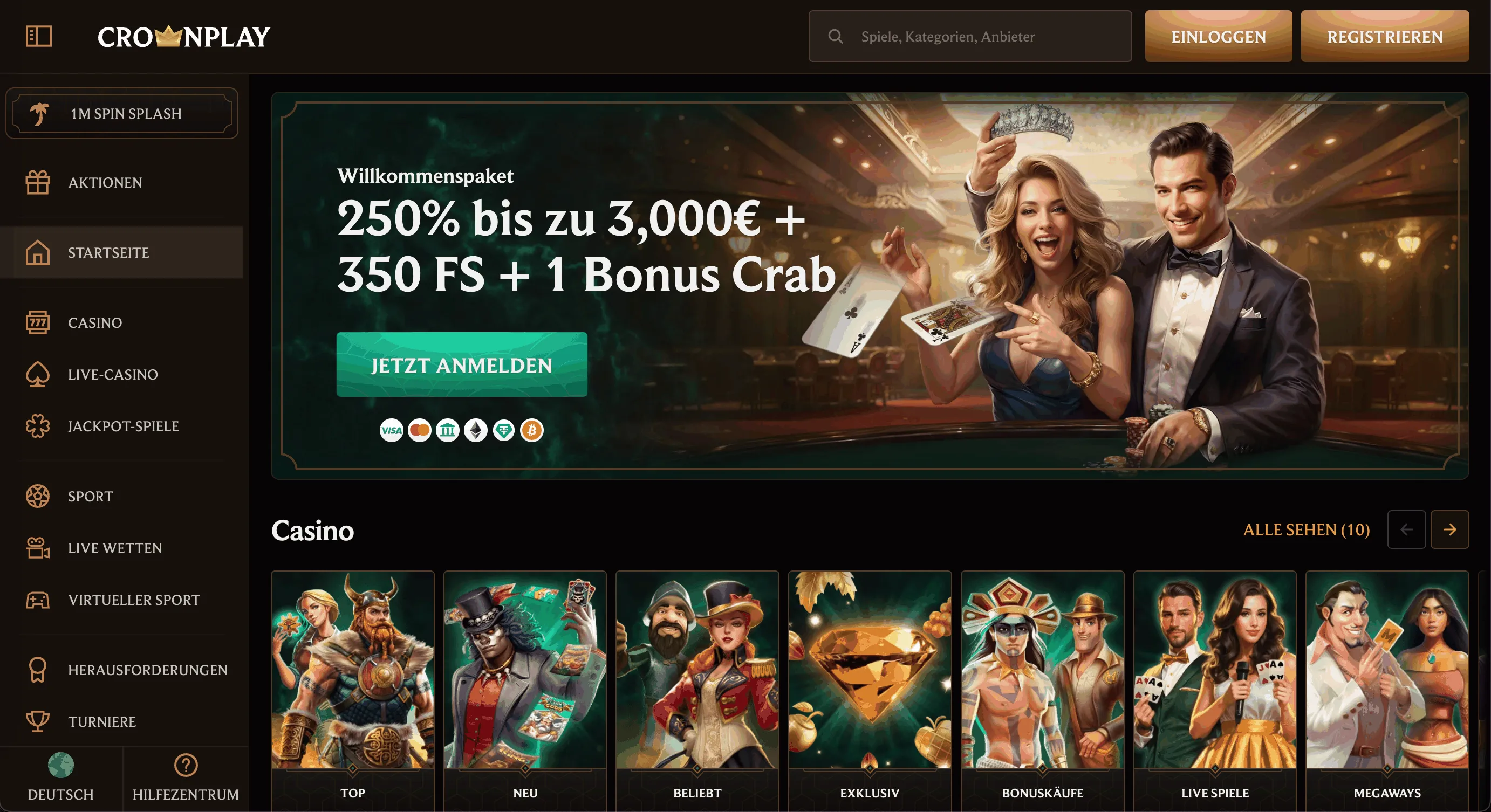 Crownplay Casino Webseite Crownplay Online Casino Seite